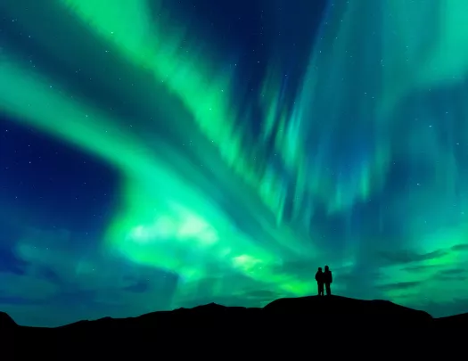 Aurora Borealis Green