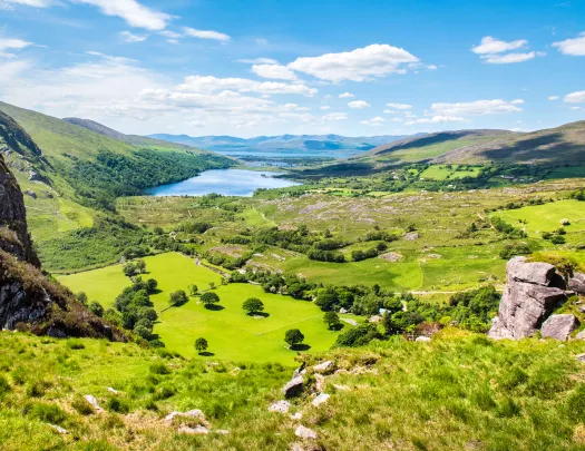 Valley Lake Blue Skies Ireland